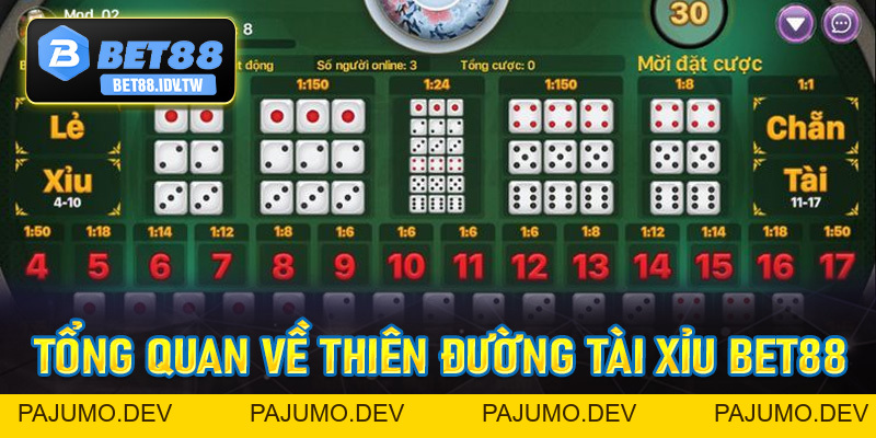 Tài Xỉu Bet88 - Mẹo Vàng Giúp Hội Viên Chiến Thắng Siêu Hấp Dẫn - bet88.idv.tw - PAJUMO