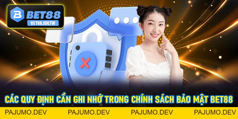 Chính Sách Bảo Mật Bet88 - Cập Nhật Các Chính Sách Mới Nhất Hiện Nay - bet88.idv.tw - PAJUMO