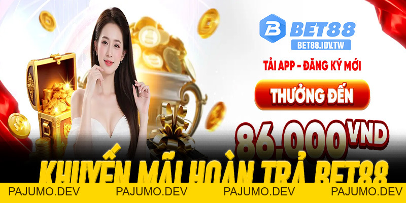 Khuyến Mãi Hoàn Trả Bet88 Là Gì? Cập Nhật Mới Nhất 2026 - bet88.idv.tw - PAJUMO